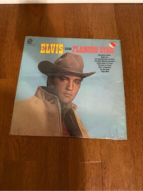 Vintage Elvis Sings Flaming Star Vinyl LP 33 RPM Pickwick RCA Camden